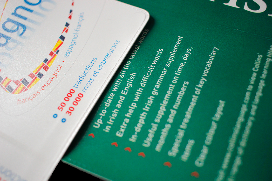 Dictionary covers in PVC, printed covers for Dictionaries Zeta Srl