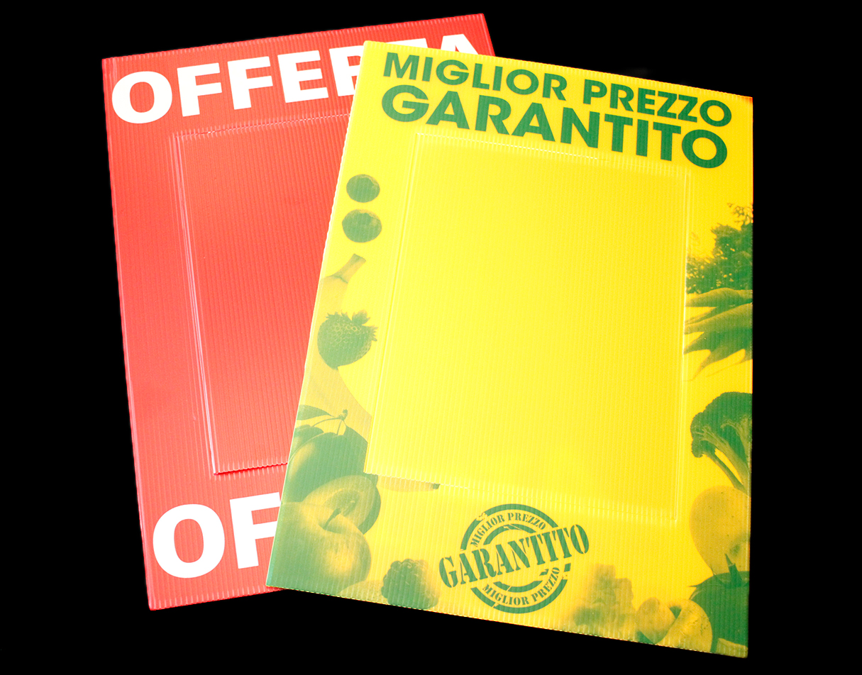 Advertising Frames in PVC for a customised communication Zeta Srl