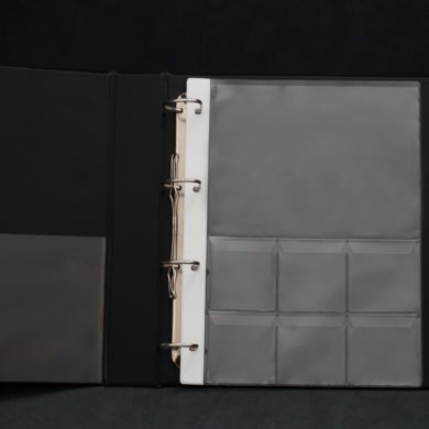 binder plastic sleeves