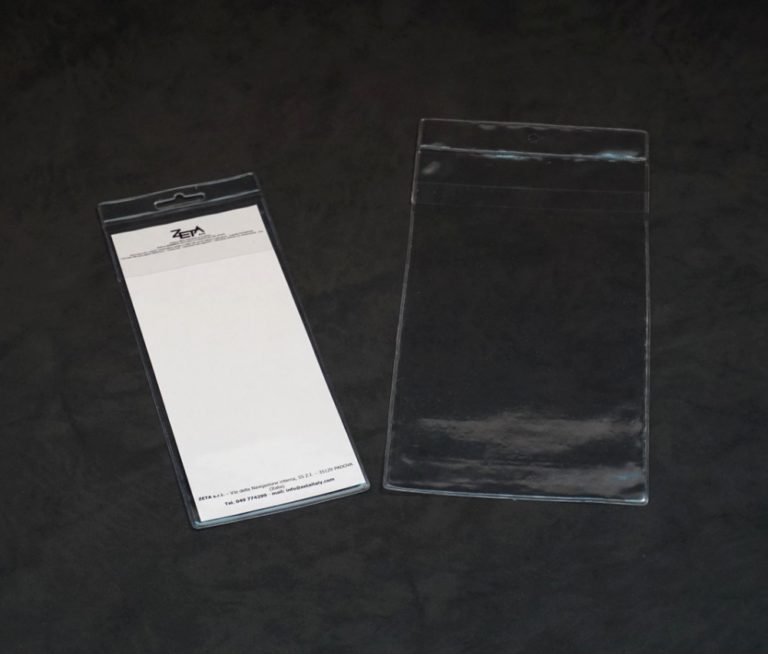 Clear Vinyl Envelopes and Clear Plastic Envelopes with euro slot Zeta Srl