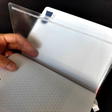 plastic transparent inner pages